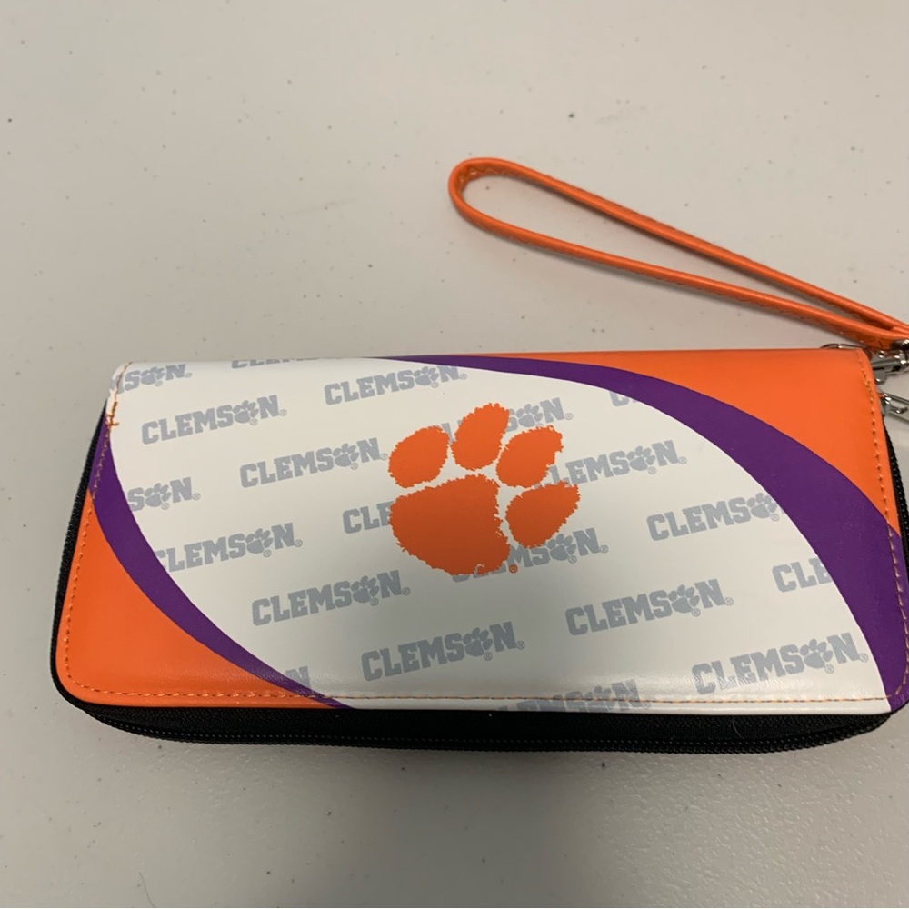 Clemson Tigers Orange and Purple Wallet